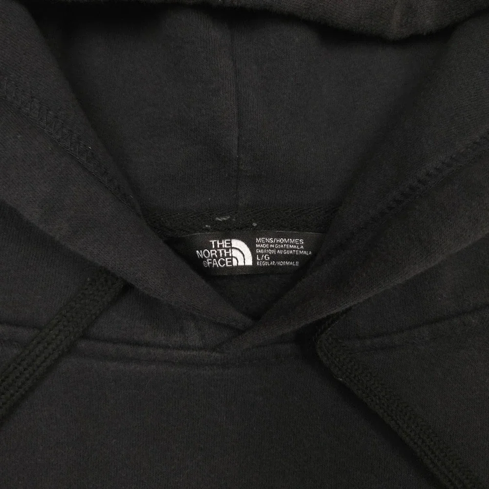 The North Face Half Dome Pullover Hoodie Mens Large Black Logo Fleece